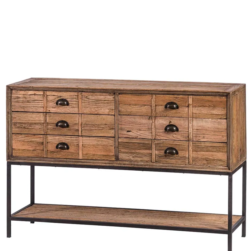 Wohnen Vintage Möbel*135x90x40 Vontage Tischkonsole mit sechs Schubladen - Uvolph