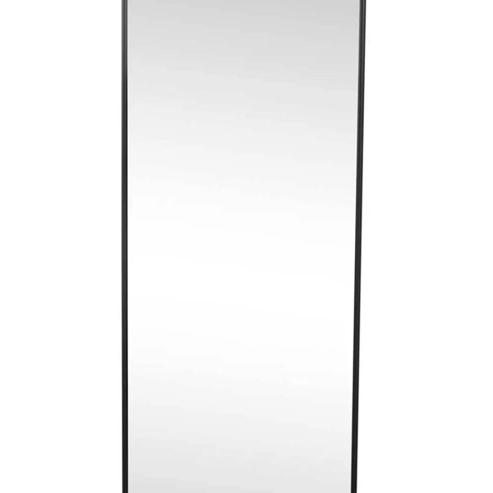 Wohnen 46x175x3 Wand Hängespiegel in Schwarz - Mentrakin