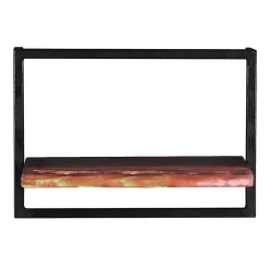 Wohnen Esszimmerregale|Regale*50x35x25 Wandboard aus Altholz mit Metallrahmen - Jamaica
