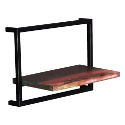 Wohnen Esszimmerregale|Regale*50x35x25 Wandboard aus Altholz mit Metallrahmen - Jamaica