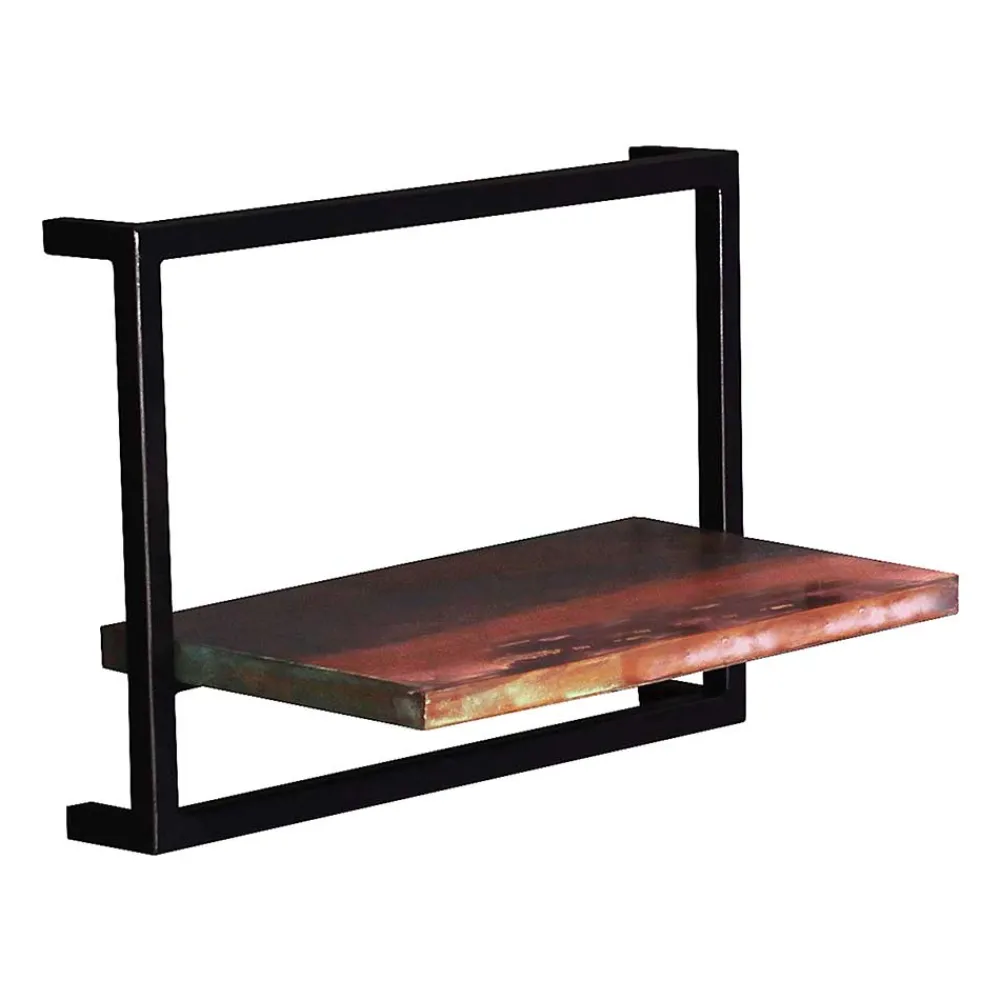 Wohnen Esszimmerregale|Regale*50x35x25 Wandboard aus Altholz mit Metallrahmen - Jamaica