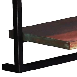 Wohnen Esszimmerregale|Regale*50x35x25 Wandboard aus Altholz mit Metallrahmen - Jamaica