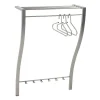 Wohnen Garderoben|Garderoben*75x113x29 Wandgarderobe in Nickelfarben - Jan