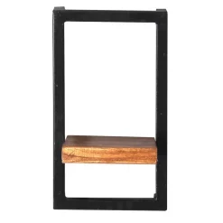 Wohnen Esszimmerregale|Regale*20x35x25 Wandregal aus Massivholz & Metall - Mendoza II