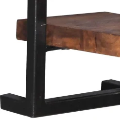 Wohnen Esszimmerregale|Regale*20x35x25 Wandregal aus Massivholz & Metall - Mendoza II