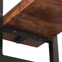 Wohnen Esszimmerregale|Regale*20x35x25 Wandregal aus Massivholz & Metall - Mendoza II