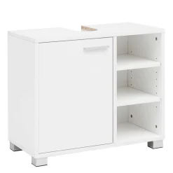 Wohnen 60x55x32 Waschbecken Unterschrank in Weiß - Turena