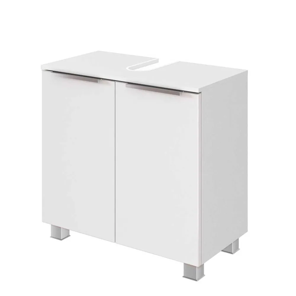 Wohnen 60x55x35 Waschbeckenschrank für Stand- & Wandmontage - Livendas