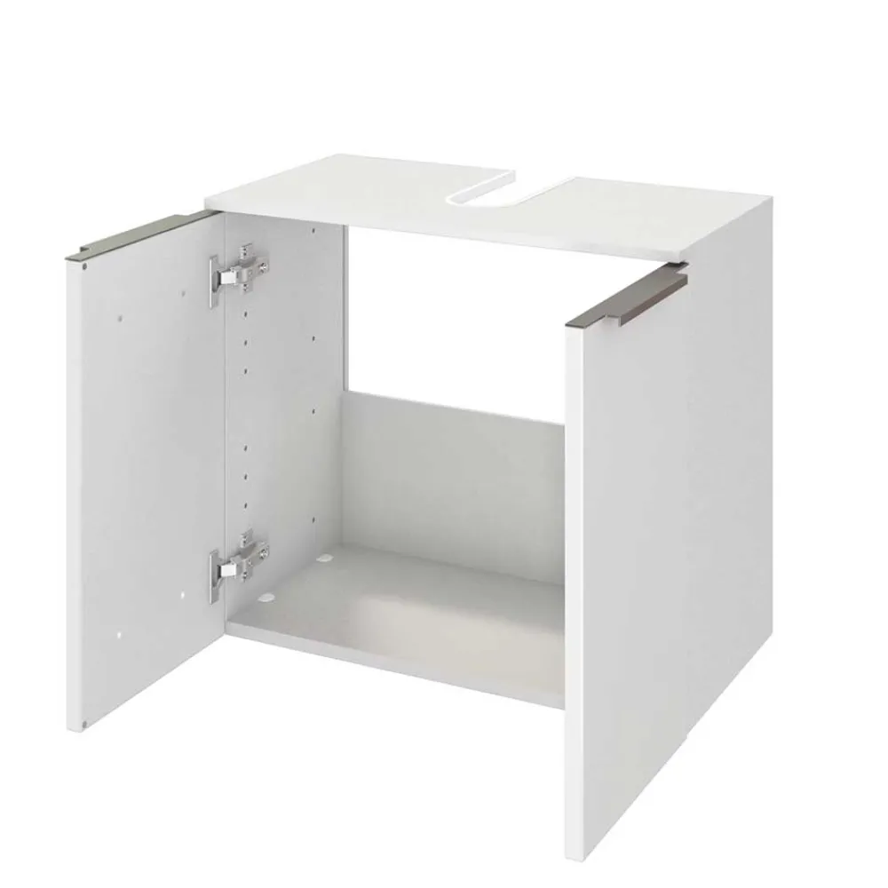 Wohnen 60x55x35 Waschbeckenschrank für Stand- & Wandmontage - Livendas