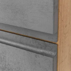 Wohnen Waschtisch|Waschbeckenunterschränke*105x63x47 Waschtisch hängend in Wildeiche & Beton - Mia