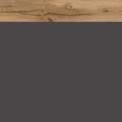 Wohnen 100x54x48 Waschtisch Konsole in Grau & Wildeiche - Noricas