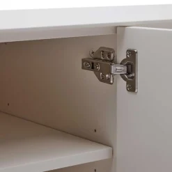 Wohnen 195x55x40 Weißes Lowboard modern - Dresconio