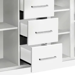 Wohnen Sideboards*170x82x35 Weißes Sideboard auf Sockel - Enzetra