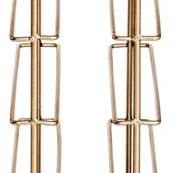 Wohnen Esszimmerschränke*30x46x24 Weinregal aus Stahl in Gold - Loukan