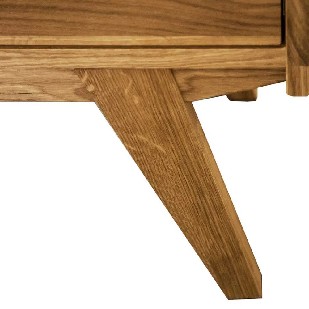 Wohnen Esszimmer-Vitrinen|Esszimmerschränke*100x154x50 Wildeiche Schrank mit zwei Glastüren - Hardus