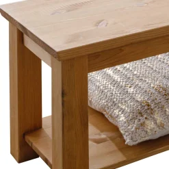 Wohnen Esszimmerbänke*140x43x36 Wohnraum Holzbank in Eichefarben - Voeca