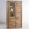 Wohnen Vitrinen|Wohnzimmer-Vitrinen*108x200x40 Wohnraum Schrank aus Wildeiche - Maila