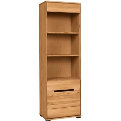 Wohnen Esszimmer-Vitrinen*63x197x41 Wohnzimmer Regal mit 3 Fächern & Tür - Sennya