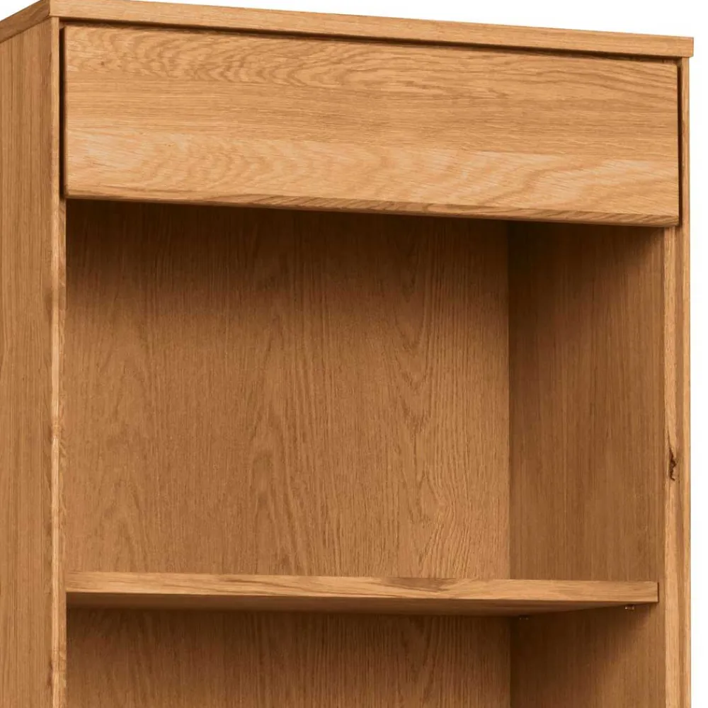 Wohnen Esszimmer-Vitrinen*63x197x41 Wohnzimmer Regal mit 3 Fächern & Tür - Sennya