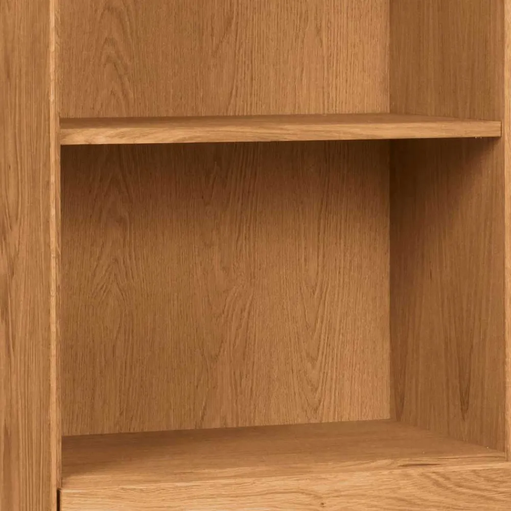 Wohnen Esszimmer-Vitrinen*63x197x41 Wohnzimmer Regal mit 3 Fächern & Tür - Sennya