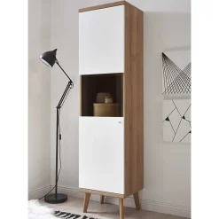 Wohnen 50x197x40 Wohnzimmer Schrank mit Glas - Cablos I