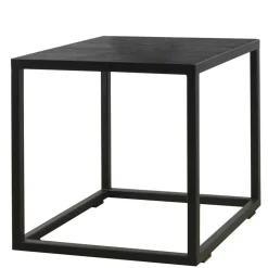 Wohnen 40x40x40 Wohnzimmer Tisch in Schwarz - Vanilla