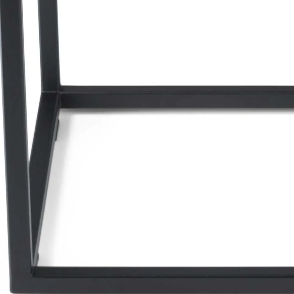 Wohnen 40x40x40 Wohnzimmer Tisch in Schwarz - Vanilla