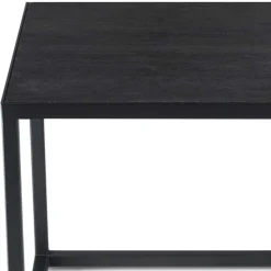 Wohnen 40x40x40 Wohnzimmer Tisch in Schwarz - Vanilla