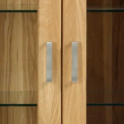 Wohnen 131x160x47 Wohnzimmerschrank mit Glastüren - Miarizia