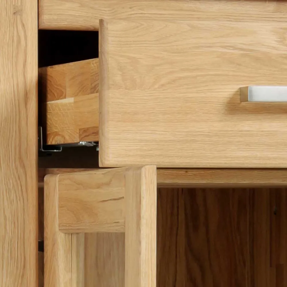 Wohnen 131x160x47 Wohnzimmerschrank mit Glastüren - Miarizia