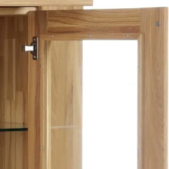 Wohnen 131x160x47 Wohnzimmerschrank mit Glastüren - Miarizia