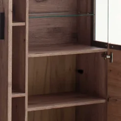 Wohnen 150x124x38 Wohnzimmerschrank mit Glas modern - Bekunion