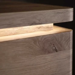 Wohnen 150x124x38 Wohnzimmerschrank mit Glas modern - Bekunion