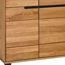 Wohnen 102x197x42 Wohnzimmerschrank mit Glas - 4-türig - Sennya