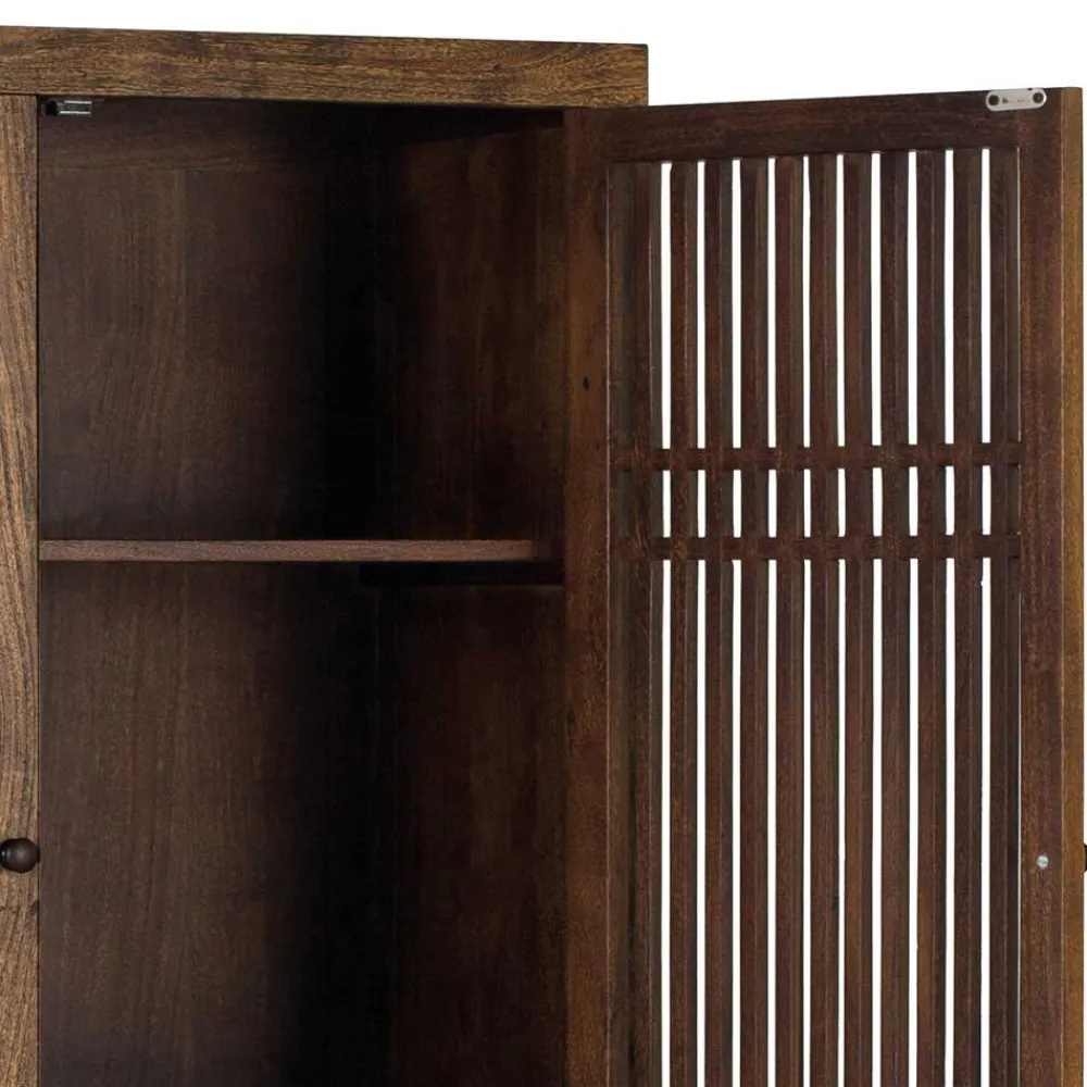 Wohnen Vitrinen|Wohnzimmer-Vitrinen*100x160x45 Wohnzimmerschrank mit zwei Türen - Charin