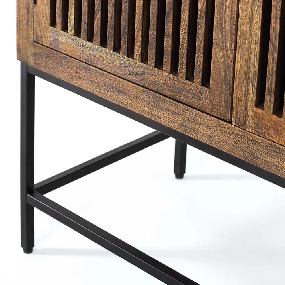 Wohnen Vitrinen|Wohnzimmer-Vitrinen*100x160x45 Wohnzimmerschrank mit zwei Türen - Charin