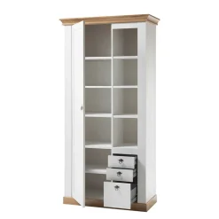 Wohnen Weiße Möbel*102x204x44 Wohnzimmerschrank zweifarbig - Diatara