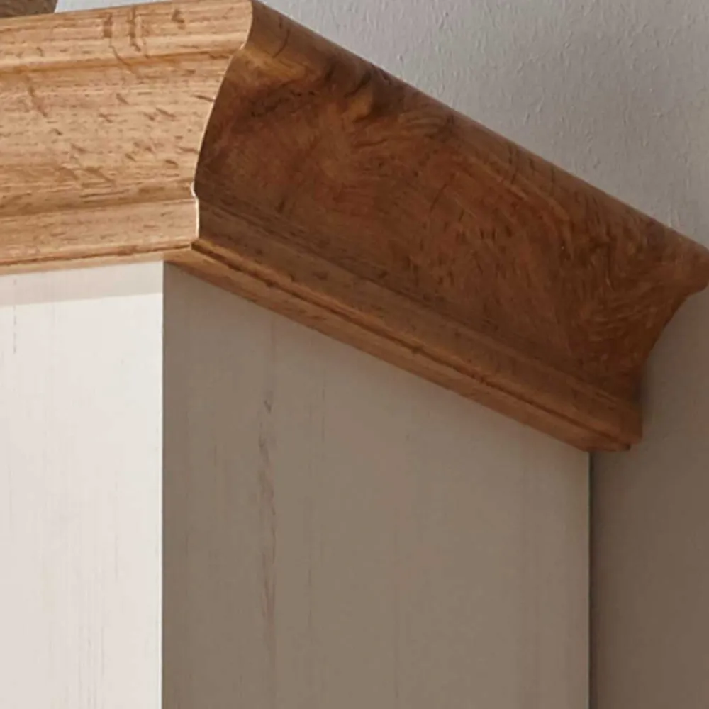 Wohnen Weiße Möbel*102x204x44 Wohnzimmerschrank zweifarbig - Diatara