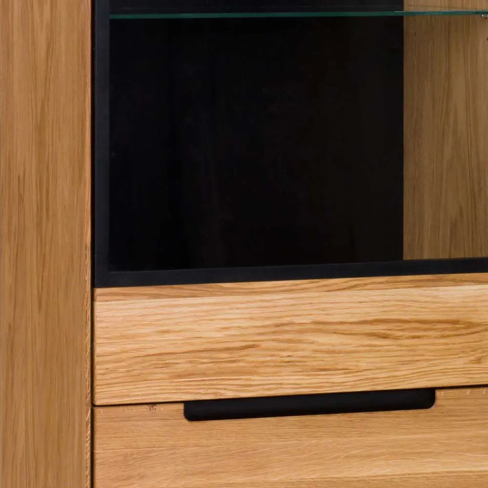 Wohnen 63x197x42 Wohnzimmervitrine 2-türig - Sennya