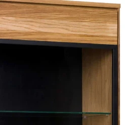 Wohnen 63x197x42 Wohnzimmervitrine 2-türig - Sennya