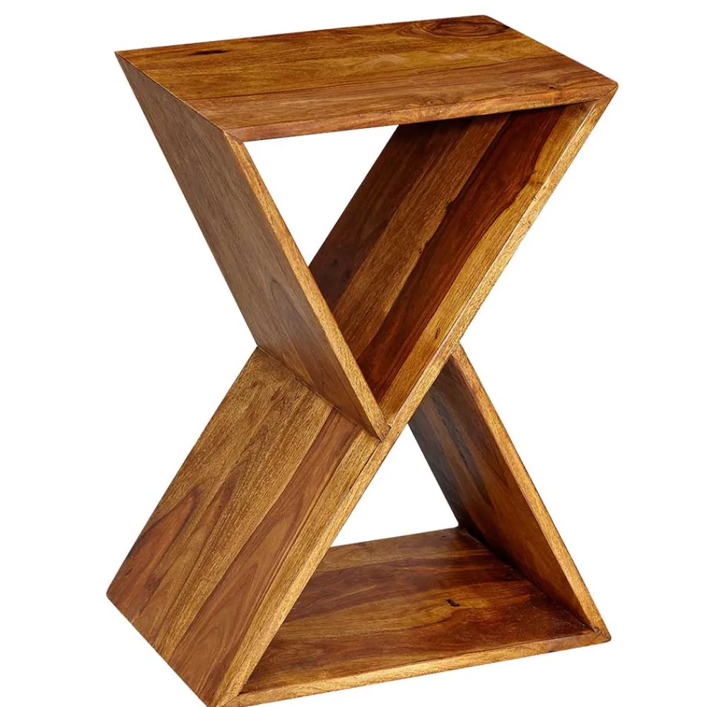 Wohnen 43x60x30 X Design Couchisch aus Sheesham Massivholz - Andarina