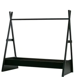 Wohnen Kinderbetten*111x209x212 Zelt Kinderbett in Schwarz - Loytina