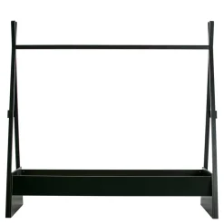 Wohnen Kinderbetten*111x209x212 Zelt Kinderbett in Schwarz - Loytina