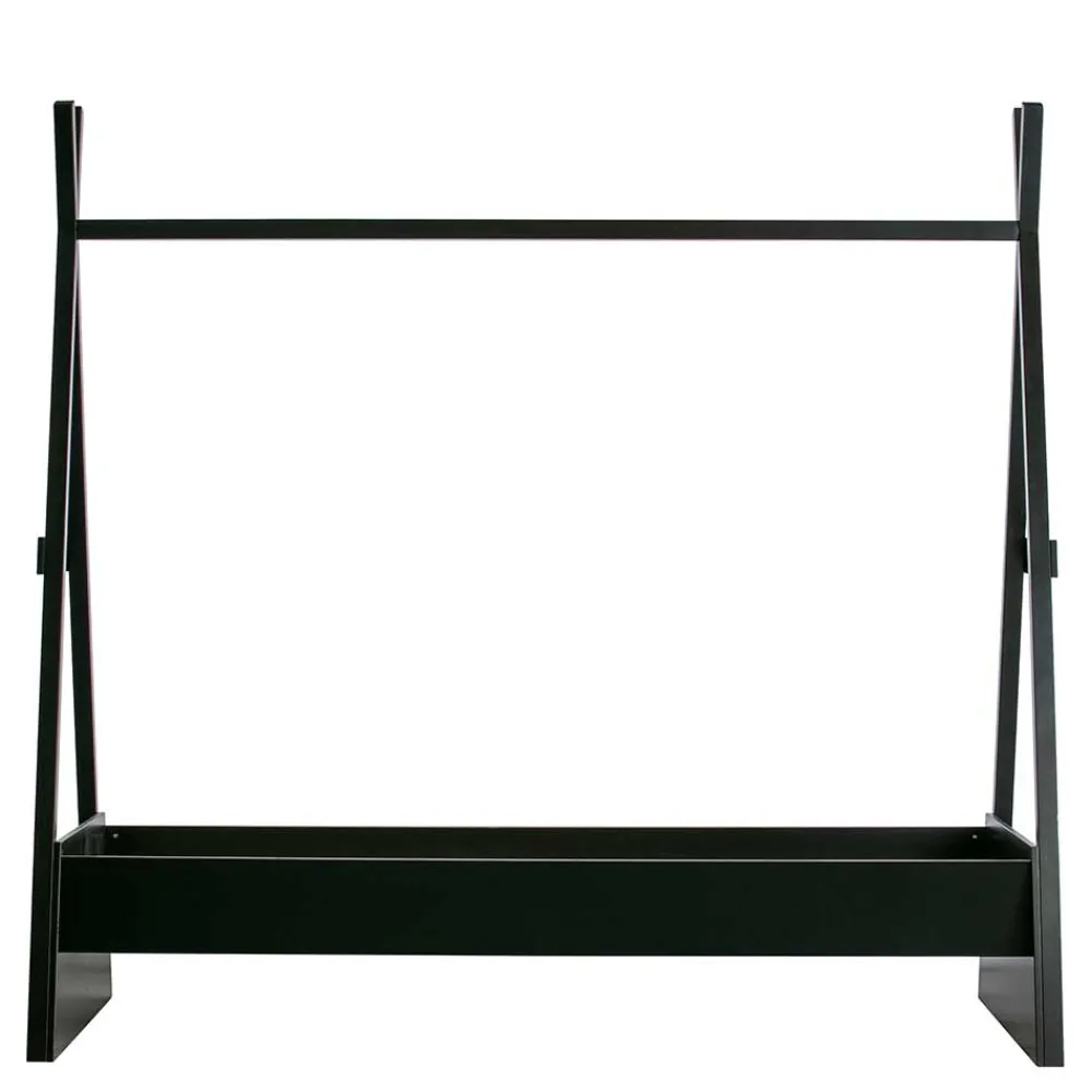 Wohnen Kinderbetten*111x209x212 Zelt Kinderbett in Schwarz - Loytina