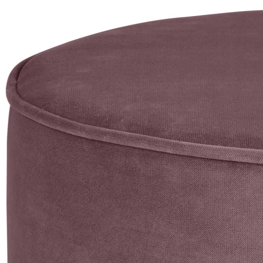 Wohnen Retro Möbel|Hocker*60x36x60 Zylinderförmiger Hocker aus Samt - Jowella