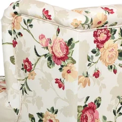 Wohnen XXL Landhaus Sessel mit Rosen Muster - Gelvino