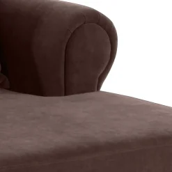 Wohnen XXL Polstersessel in Braun Velours - Snoud