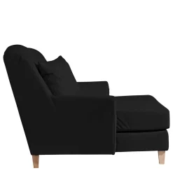 Wohnen Sessel & Hocker|Sessel*XXL Sessel in Schwarz und Buche - Presto