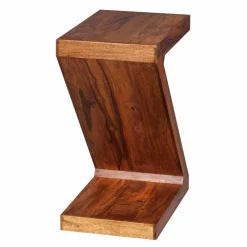 Wohnen Z-Design Beistelltisch Hoslo aus Holz mit Klarlack