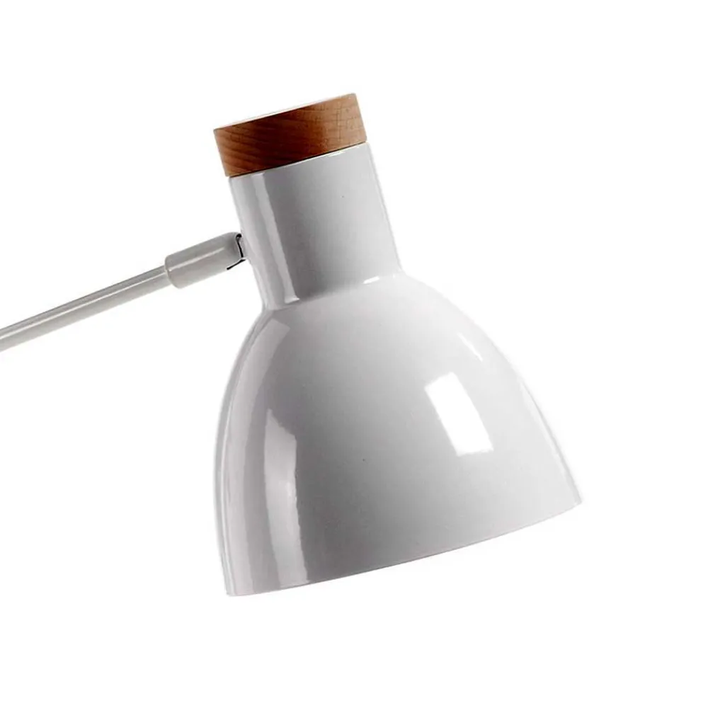 Wohnen Lampen & Leuchten*Zeitlose Tischleuchte in Weiß & Buche - Laola